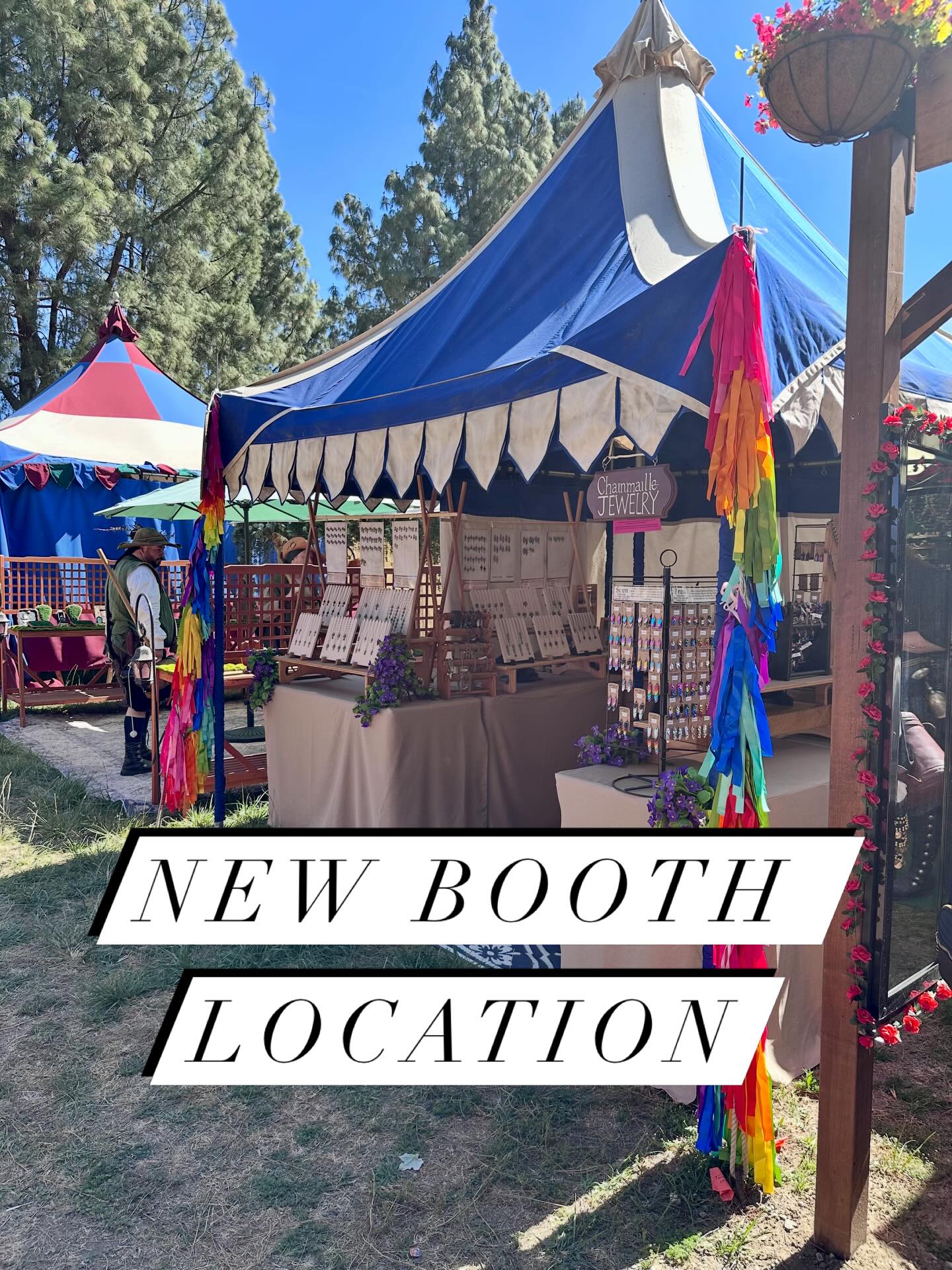NEW LOCATION! We’re still here @renaissancepleasurefaire but around the bend closer to front gate, and in a different tent this year. Come shop with us at booth 114 across from Golden Jubilee stage all 7 weekends!